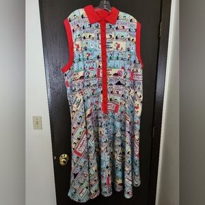 Peanuts comic strip dress